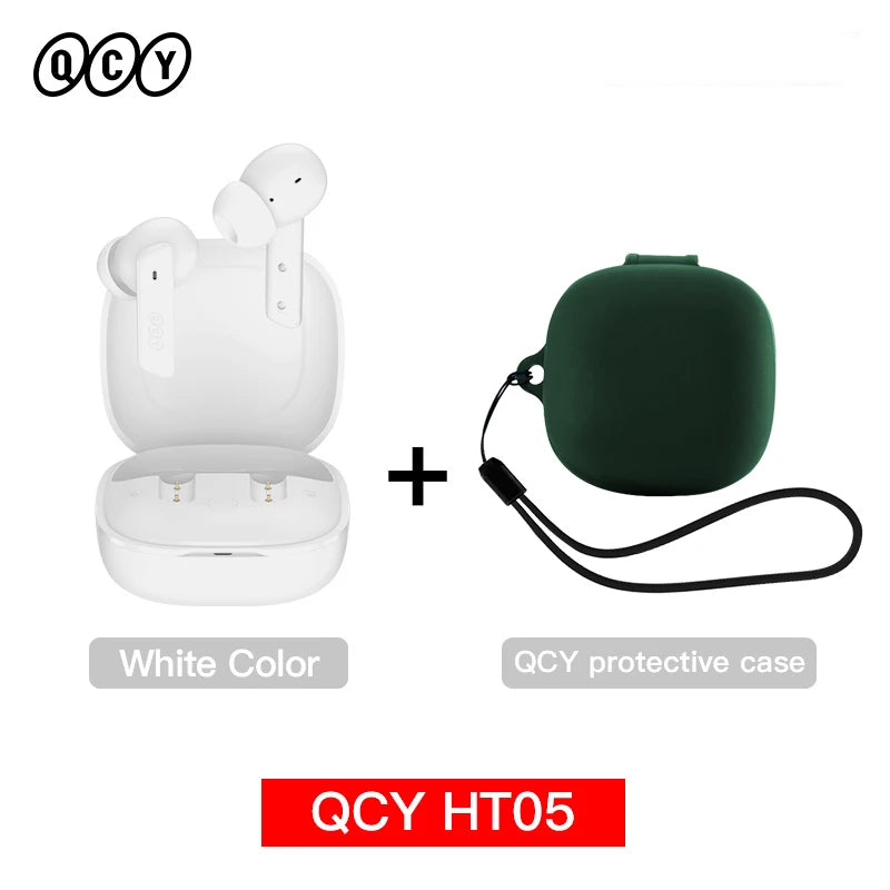 Auricolari QCY HT05 ANC - TWS Bluetooth 5.2 con Cancellazione Rumore 40dB