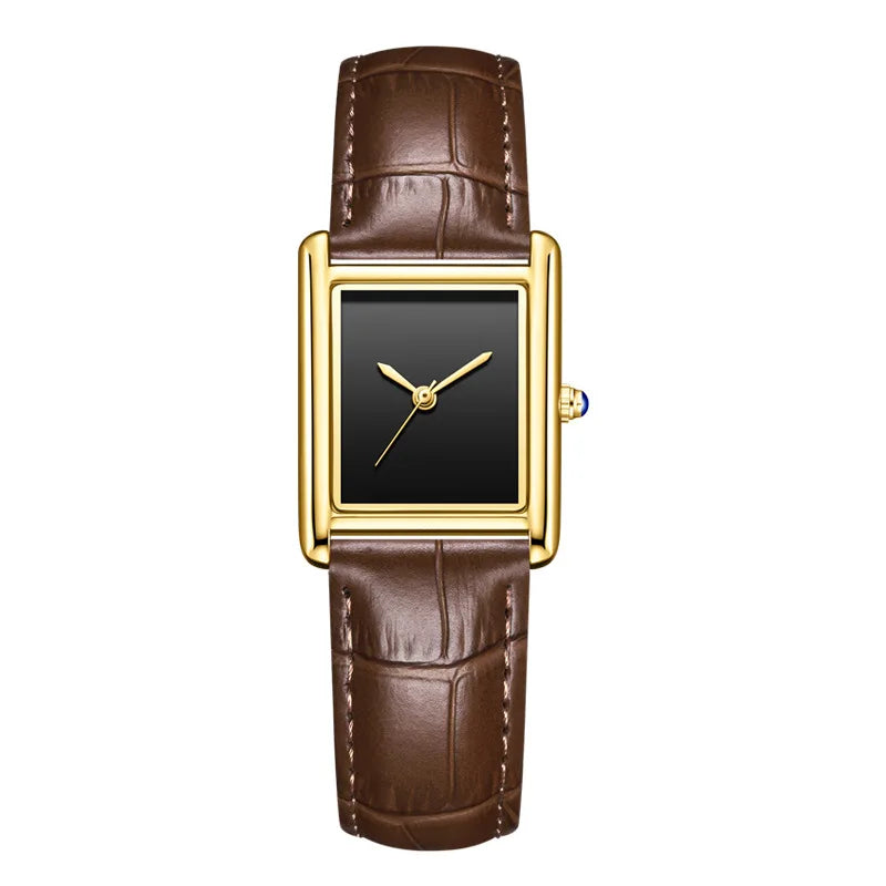 Orologio Elegante Unisex con Cinturino in Pelle - Impermeabile al Quarzo