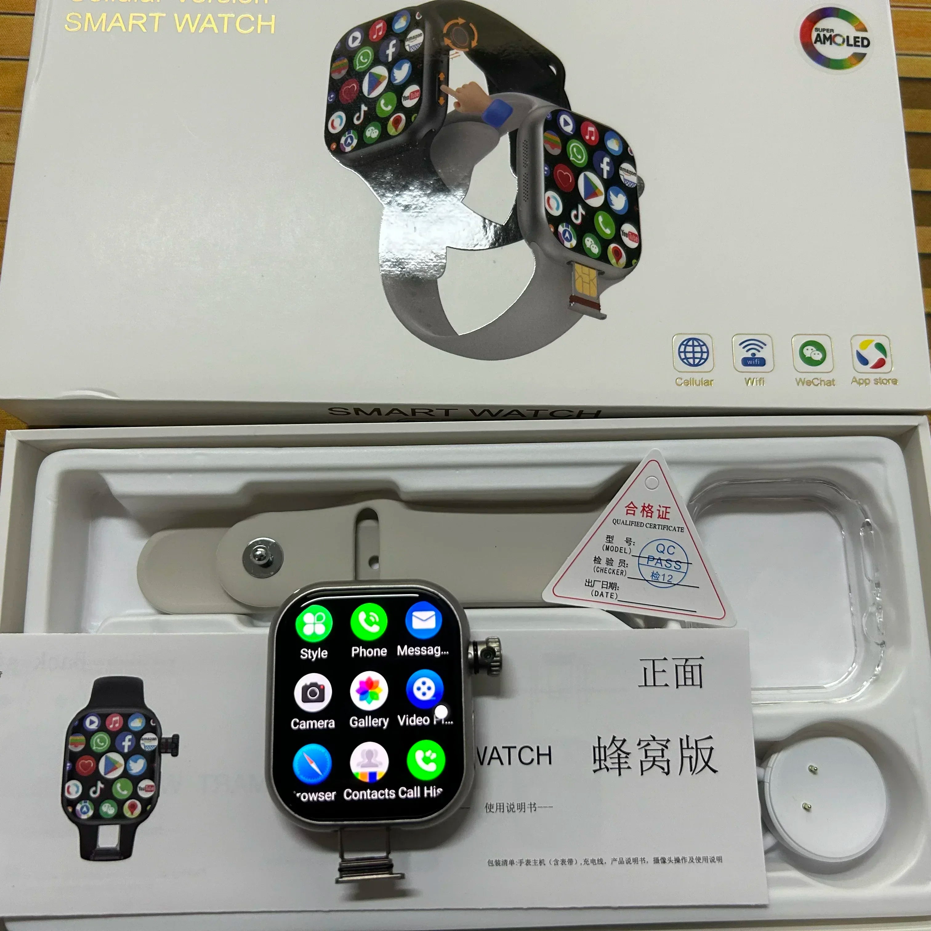 Smartwatch CD20 5G Android con Fotocamera Rotante 180° e SIM