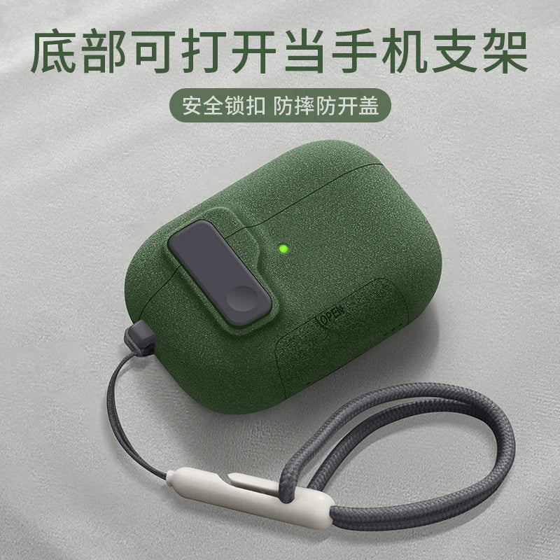 Custodia Magnetica per AirPods Pro 3 con Supporto Telefono - Protezione Antiurto