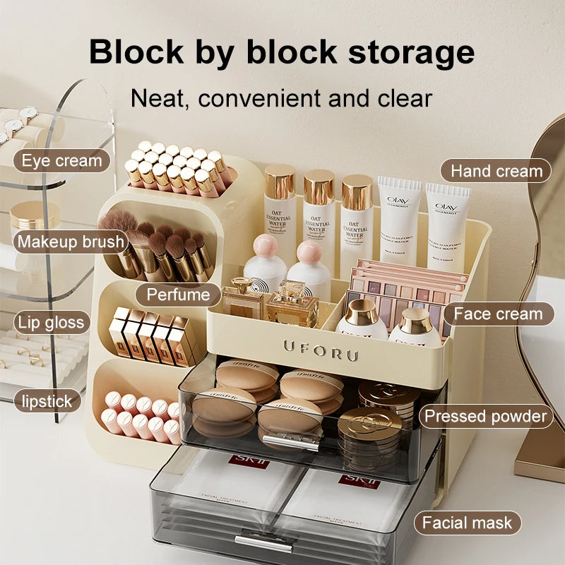 Organizer Cosmetici da Scrivania Multifunzionale - Ideale per Studenti