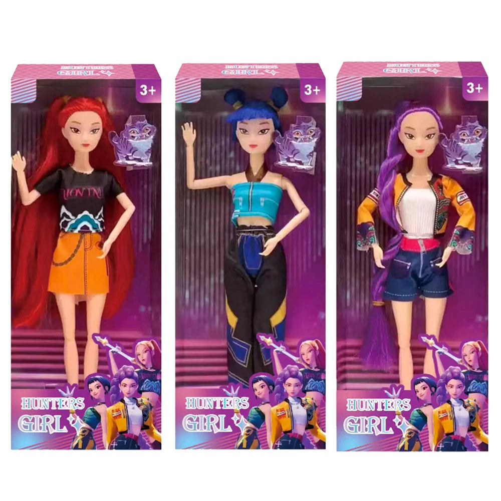 Action Figure Anime Demon Hunters 2026 Rumi Mira Zoi - Collezione Vinile