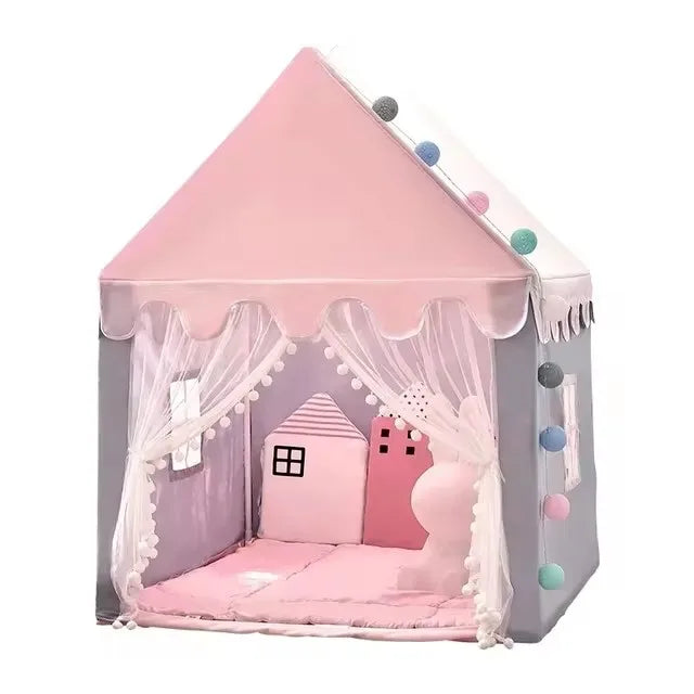Tenda Gioco Castello Principessa Bambine - Casa Giochi Pieghevole