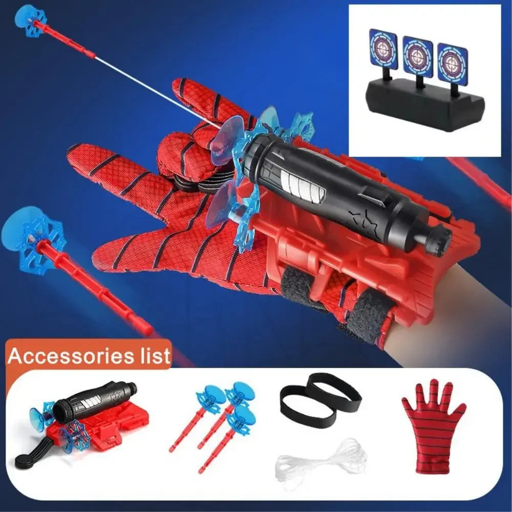 Lanciaragnatele Spiderman con Guanti - Giocattolo Cosplay per Bambini