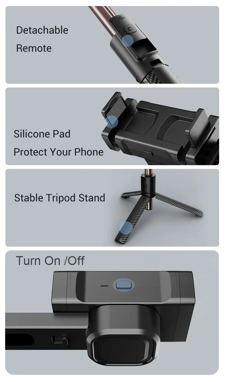 Gimbal Handheld Anti-Shake per Smartphone e iPhone