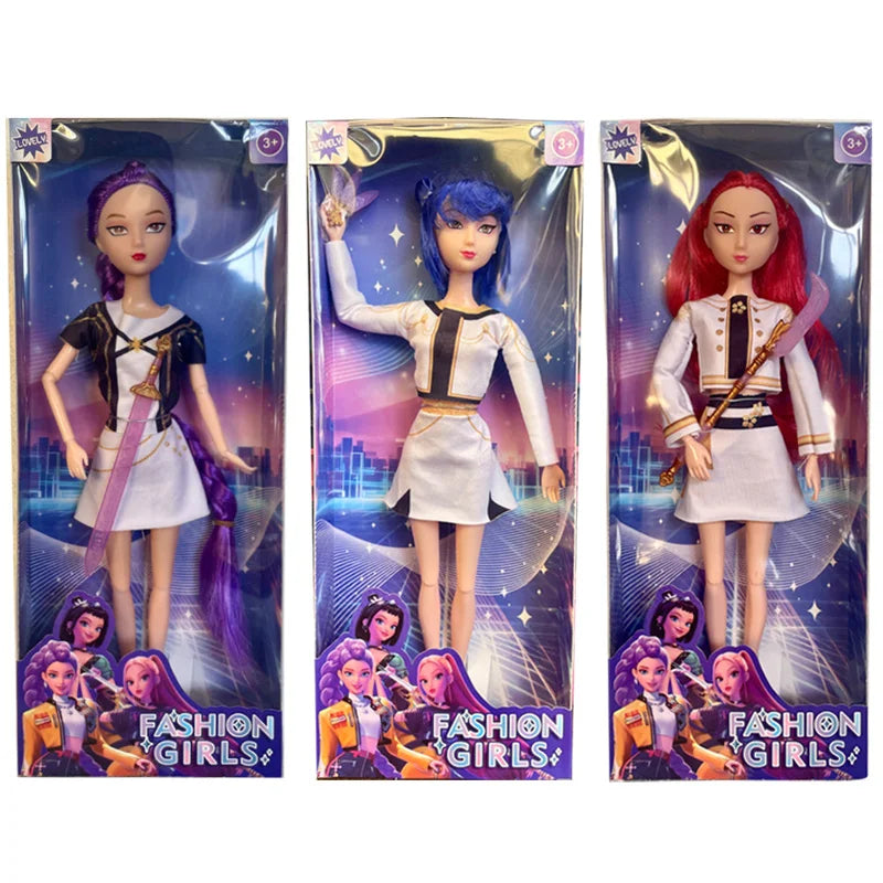 Action Figure Anime Demon Hunters 2026 Rumi Mira Zoi - Collezione Vinile