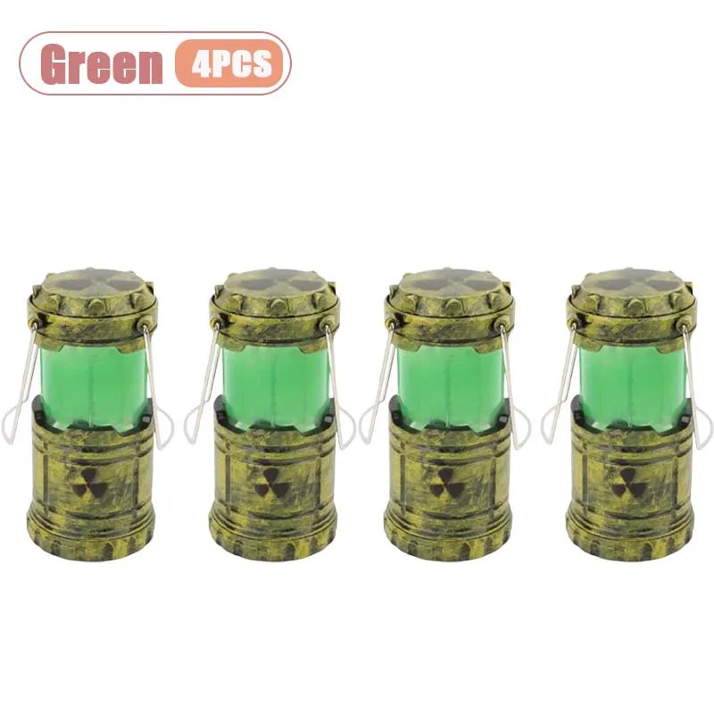 Lampada Reattore Nucleare Mini - Luce Notturna LED Halloween (4 Pezzi)