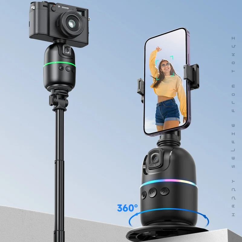 Gimbal AI Smartphone con Face Tracking Automatico