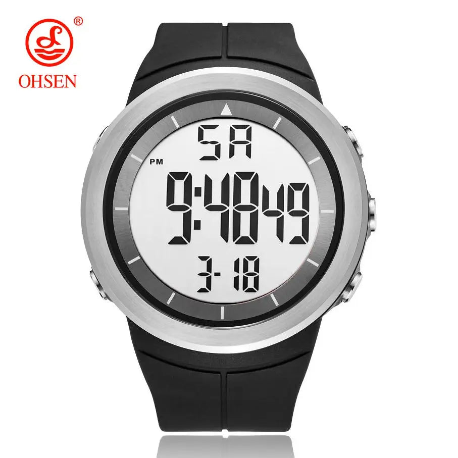 Orologio Digitale Tattico Uomo 50M Impermeabile - LED Militare con Allarme e Cronometro