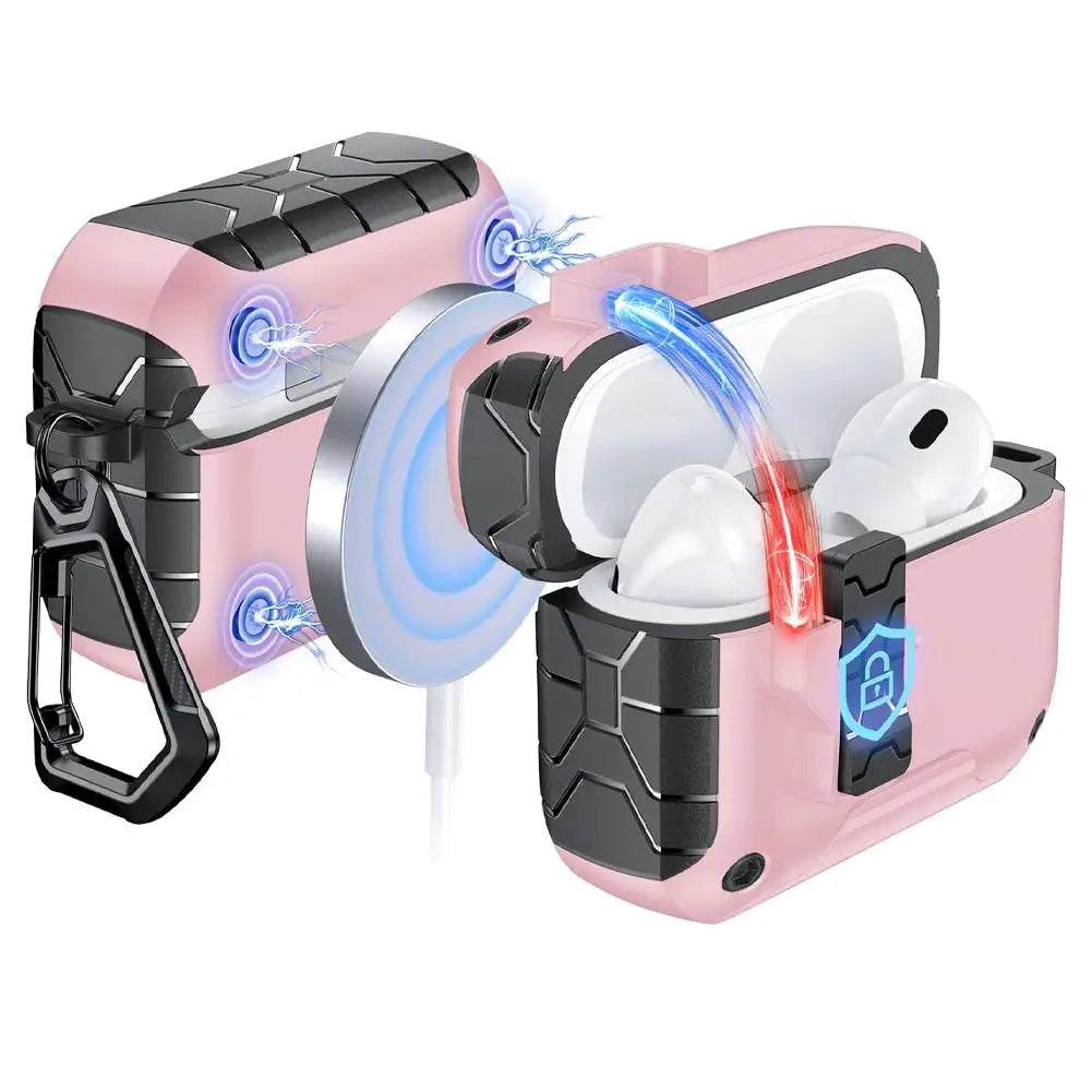 Custodia Magnetica per AirPods Pro 3 con Kit Pulizia e Portachiavi