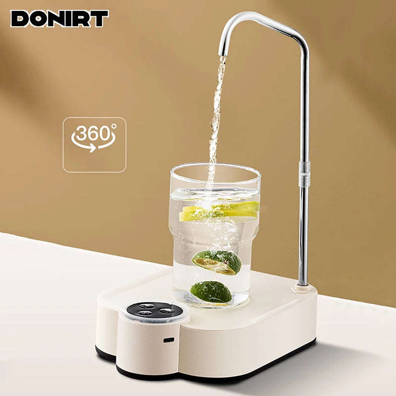 Pompa Acqua Elettrica Ricaricabile USB per Boccioni - Dispenser Automatico