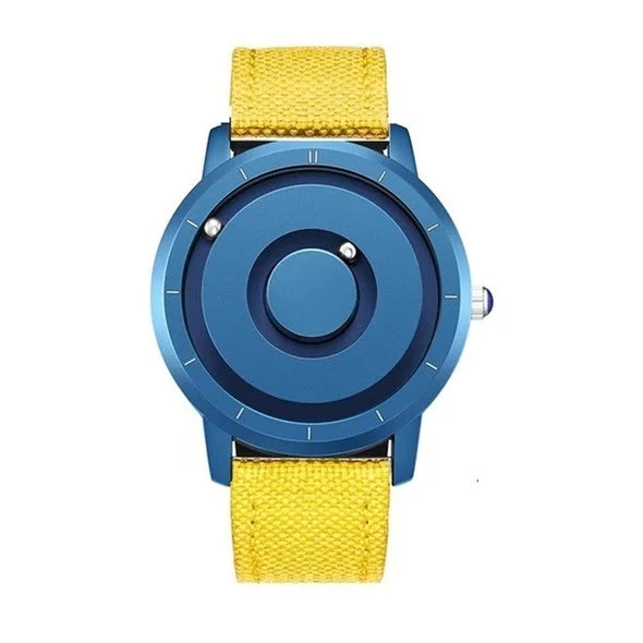 Orologio Uomo EUTOUR Magnetico Gold - Silicone Quarzo Sport Impermeabile Casual