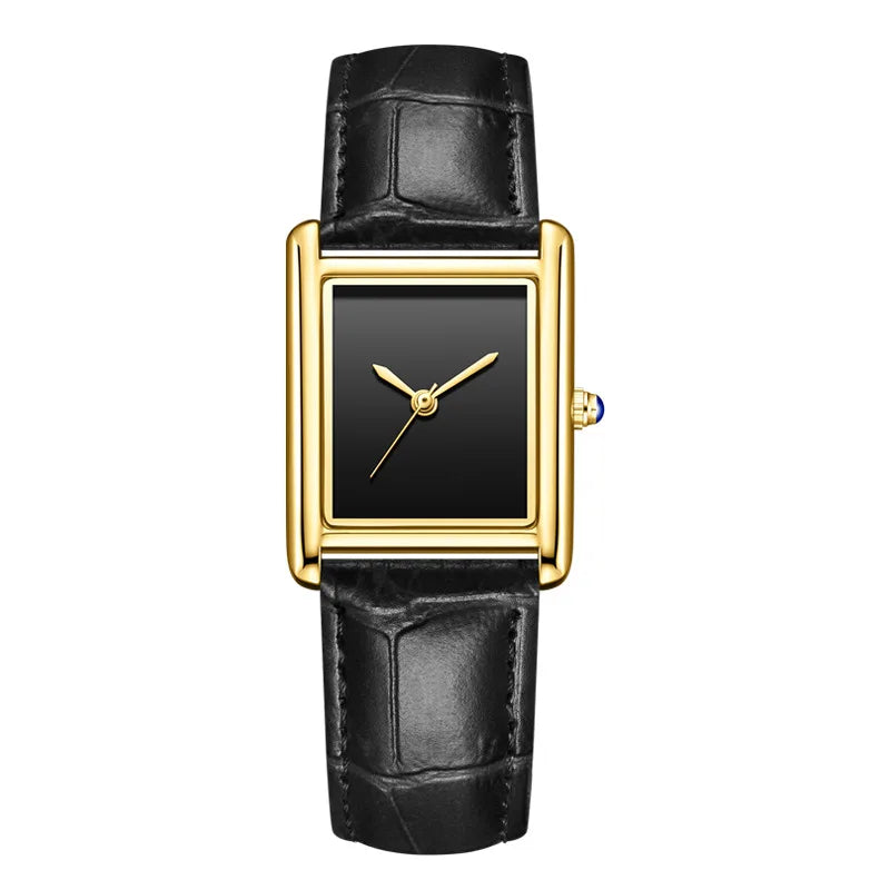 Orologio Elegante Unisex con Cinturino in Pelle - Impermeabile al Quarzo