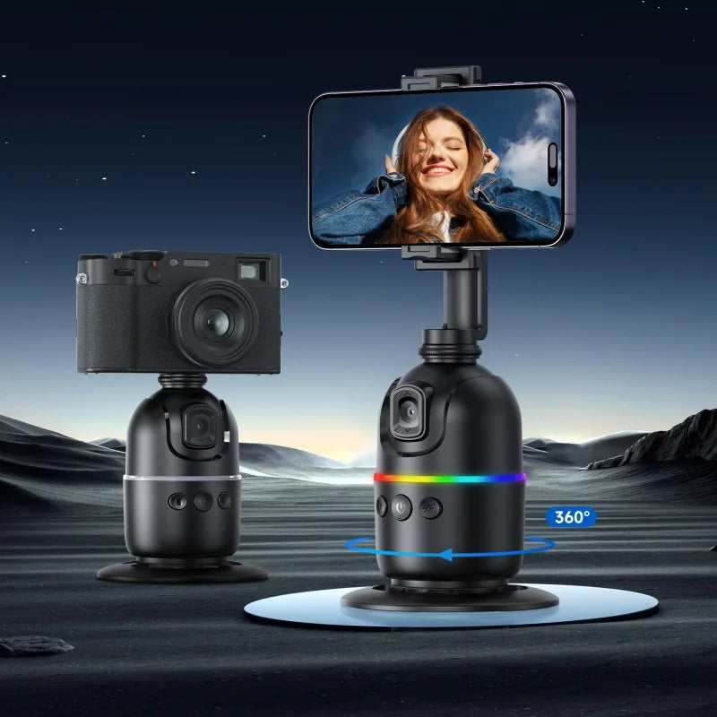 Gimbal AI Smartphone con Face Tracking Automatico