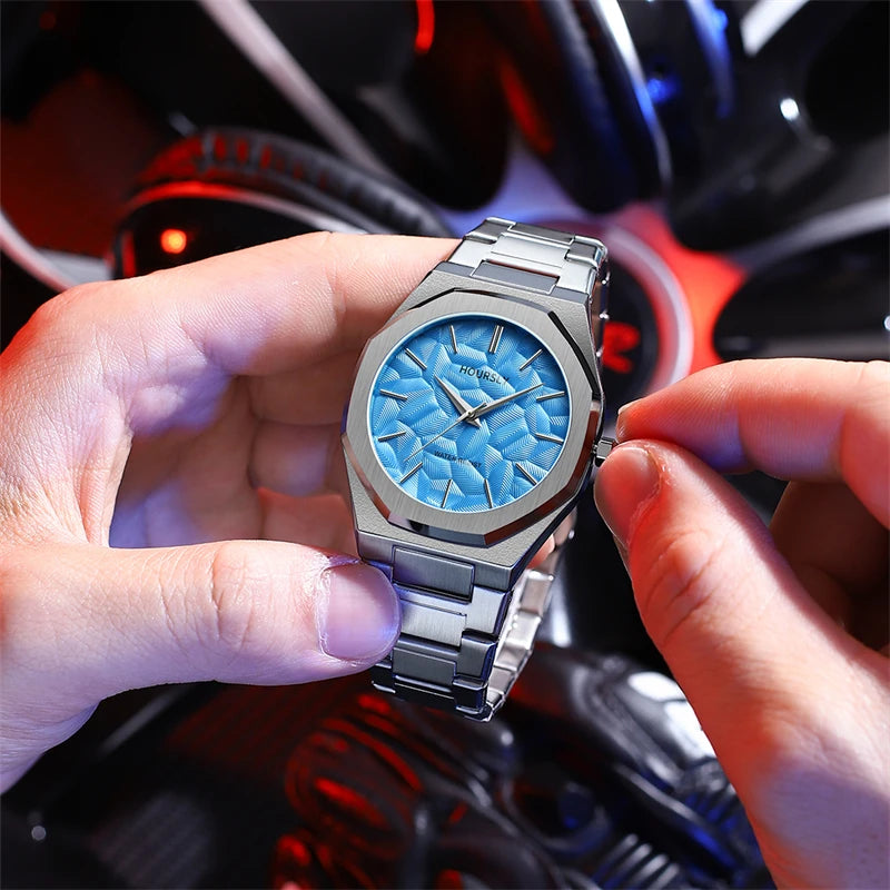 Orologio Uomo Nero Total Black Acciaio Inossidabile - Movimento Giapponese Impermeabile