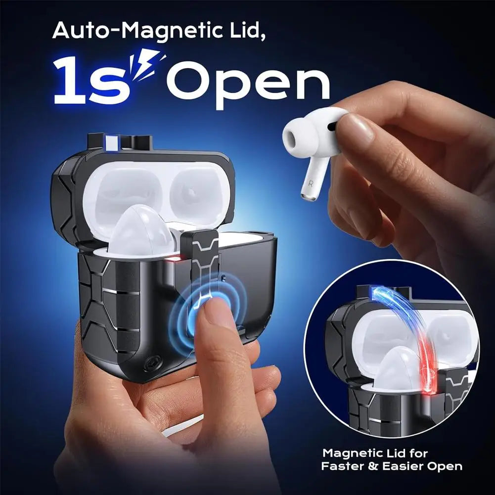 Custodia Magnetica per AirPods Pro 3 con Kit Pulizia e Portachiavi