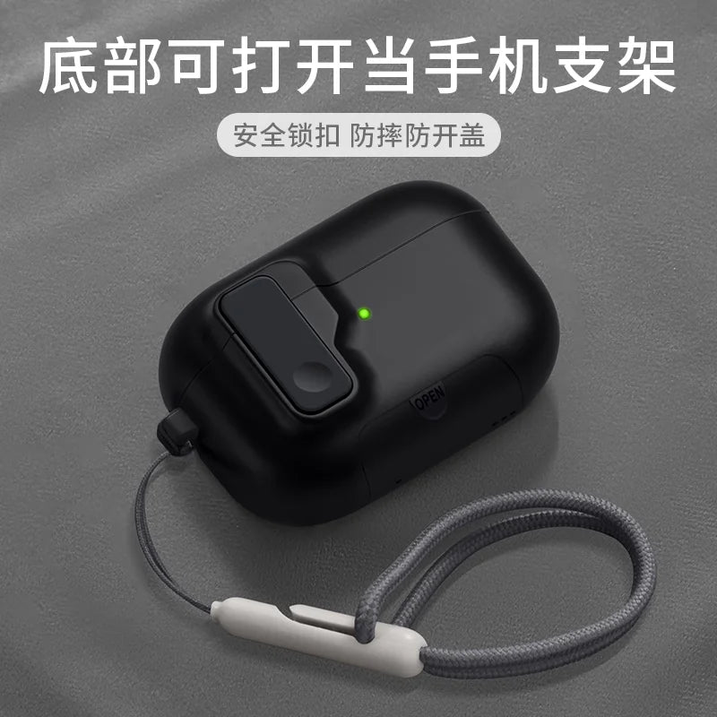 Custodia Magnetica per AirPods Pro 3 con Supporto Telefono - Protezione Antiurto