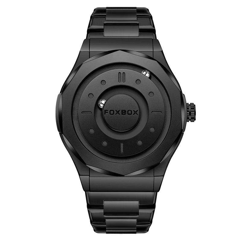 Orologio Uomo FOXBOX Magnetico Creative - Puntatore Scorrevole Outdoor Sport
