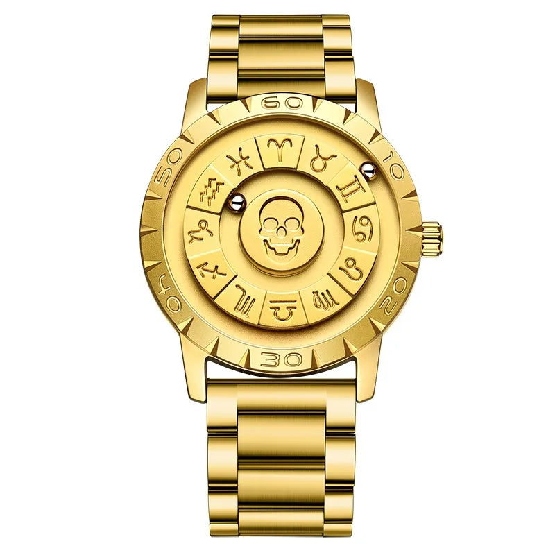 Orologio Uomo FOXOBOX Magnetico 2024 - Puntatore Scorrevole Military Sport Impermeabile