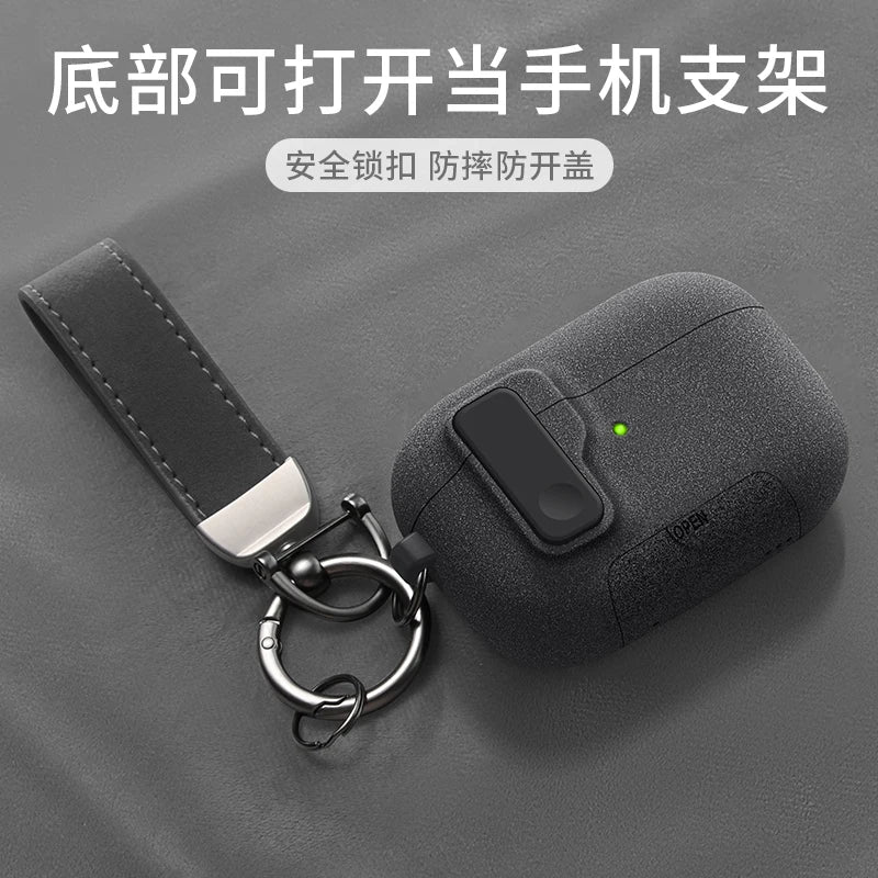 Custodia Magnetica per AirPods Pro 3 con Supporto Telefono - Protezione Antiurto