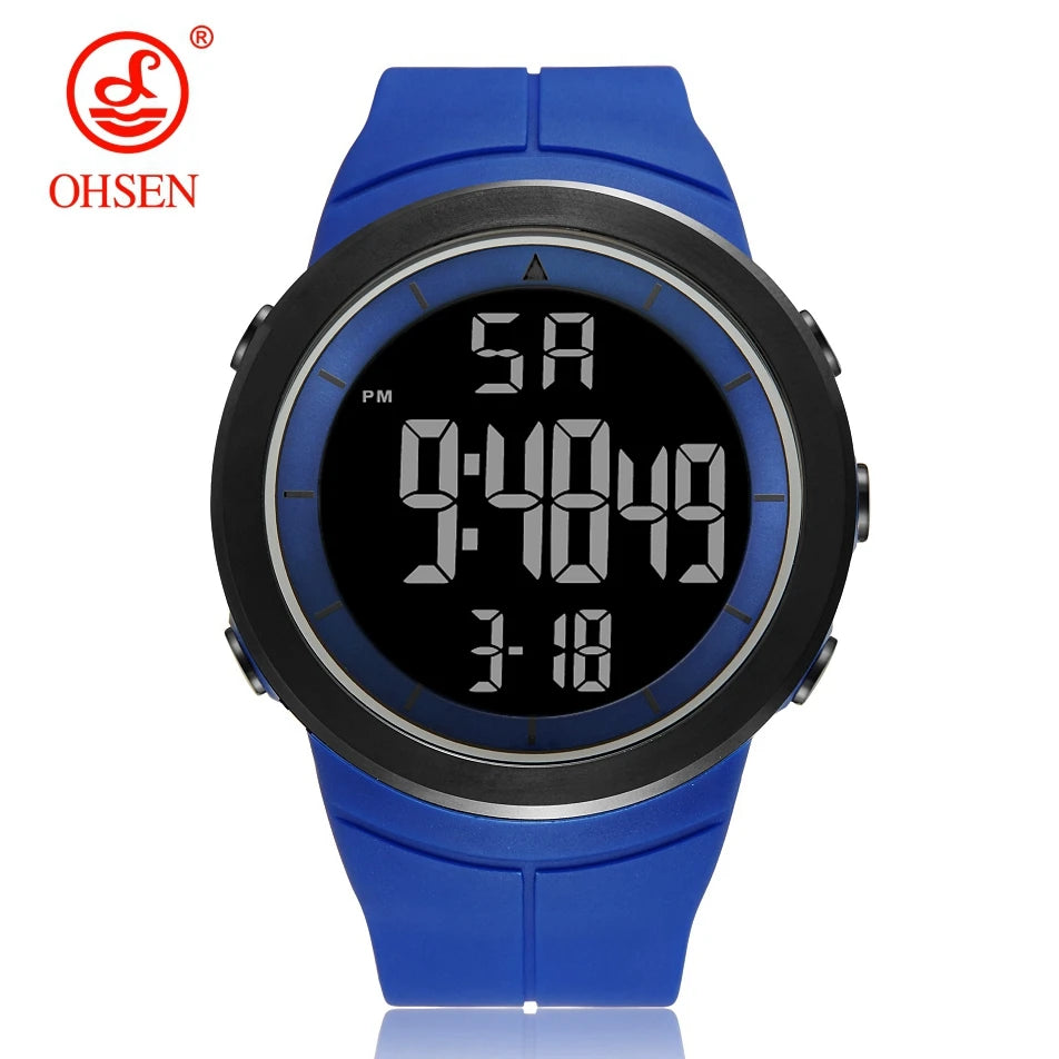 Orologio Digitale Tattico Uomo 50M Impermeabile - LED Militare con Allarme e Cronometro