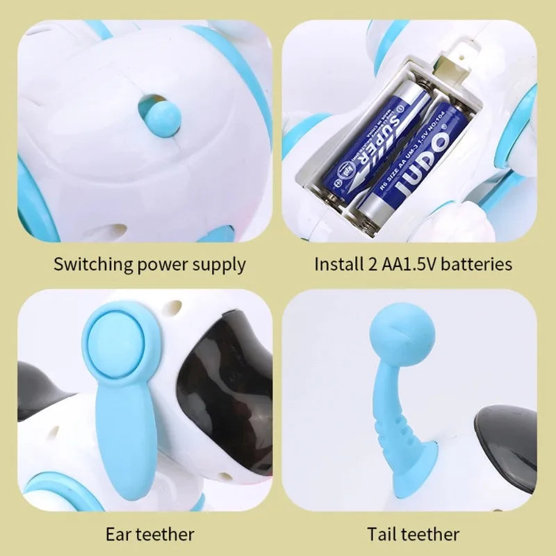 Cane Robot Interattivo Elettrico - Giocattolo Musicale Cammina Bambini 3+